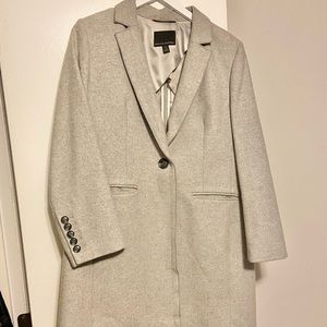 Banana Republic Grey Wool Coat